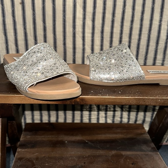 EUC Steve Madden Sierra Rhinestone sandals sz 6 1/2 worn twice - Picture 3 of 7